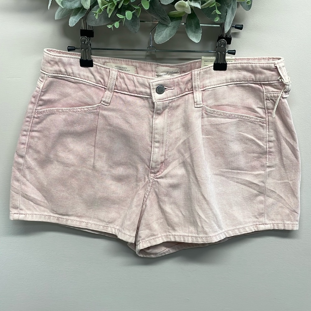 NWT Universal Thread High Rise Shortie Shorts Denim Jean Shorts 12
